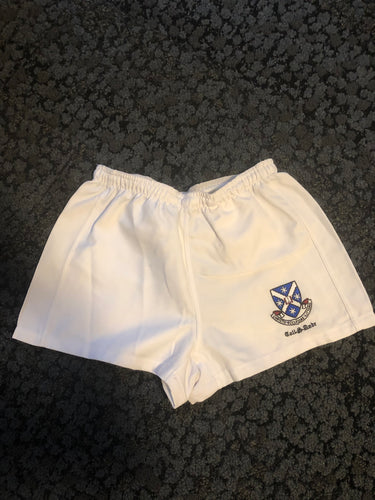 White canterbury footy shorts PRE ORDER